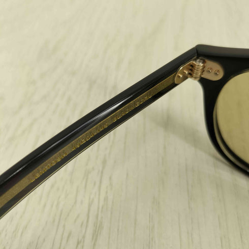 モスコット MOSCOT ×POKER FACE 別注 LEMTOSH BLACK ECRU メンズ 45□24-145