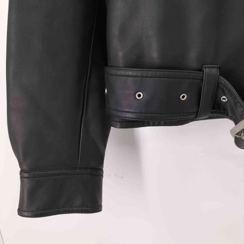 メンズビギ MENS BIGI フェイクレザーシングルジャケット メンズ