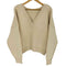 AMBERGLEAM Cotton V neck Sweater コットンVネックセーター レディース M