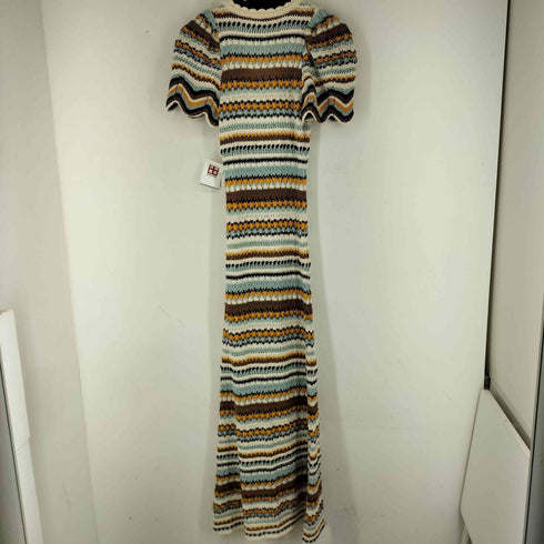 ザラ ZARA S/S かぎ網ニットワンピース レディース