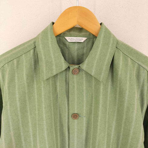 ジャーナルスタンダード JOURNAL STANDARD Reflax R LINON STRIPE K-FIELD シャツ メンズ JPN:M