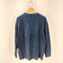 ペリーエリス PERRY ELLIS ストライプ ベルベット ロングスリーブTシャツ メンズ import:M