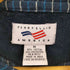 ペリーエリス PERRY ELLIS ストライプ ベルベット ロングスリーブTシャツ メンズ import:M