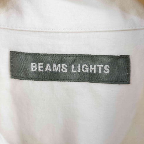 ビームスライツ BEAMS Lights トライバル刺繍 ブレスレットスリーブ シャツ メンズ JPN:S