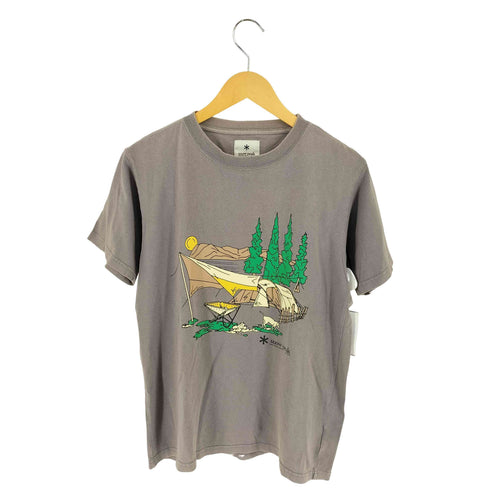 スノーピーク Snow Peak 別注 プリントTシャツ メンズ JPN:L