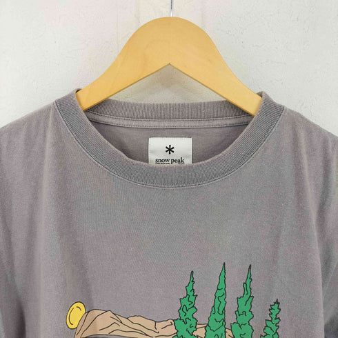 スノーピーク Snow Peak 別注 プリントTシャツ メンズ JPN:L