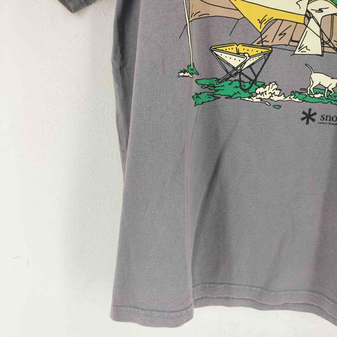 スノーピーク Snow Peak 別注 プリントTシャツ メンズ JPN:L