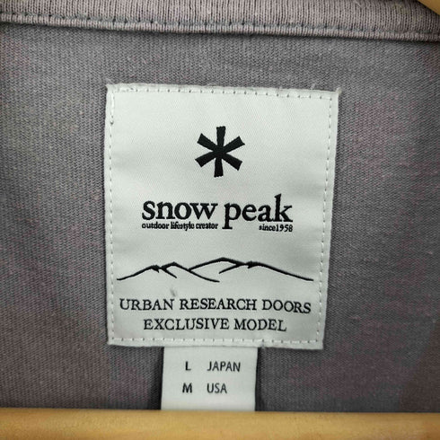 スノーピーク Snow Peak 別注 プリントTシャツ メンズ JPN:L