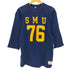 チャンピオン Champion 70-80s バータグ後期 SMU 74 ナンバリング 七分袖 フットボールTシャツ メンズ import:L