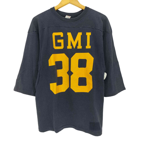 チャンピオン Champion 80S トリコタグ後期 GMI 38 ナンバリング フットボールTシャツ 七分袖 メンズ import:L