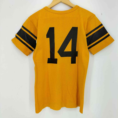 チャンピオン Champion 60S ランタグ 14 ナンバリング 七分丈 フットボールTシャツ メンズ import:M