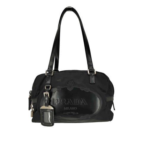 プラダ PRADA TESSUTO PRINT テスート プリント ナイロン ハンド バッグ レディース