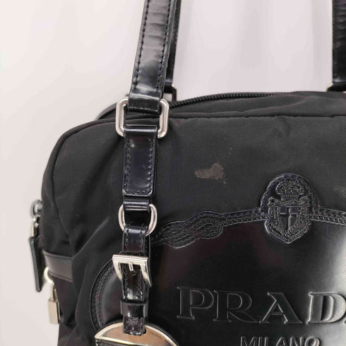 プラダ PRADA TESSUTO PRINT テスート プリント ナイロン ハンド バッグ レディース