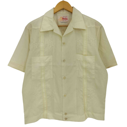 Maya Fiel 60-70s メキシコ製 キューバシャツ ボックスシルエット メンズ import:L