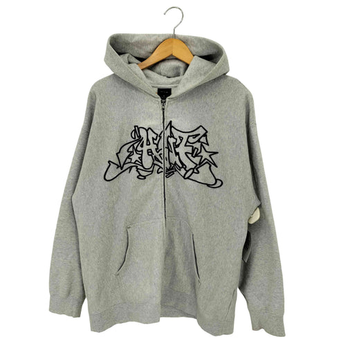 ハフ HUF OUTLINES HEAVY WEIGHT FULL-ZIP FLEECE ジップアップパーカー メンズ JPN:L
