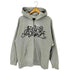 ハフ HUF OUTLINES HEAVY WEIGHT FULL-ZIP FLEECE ジップアップパーカー メンズ JPN:L