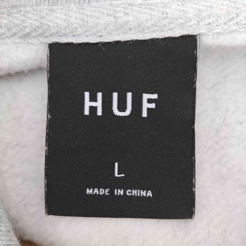 ハフ HUF OUTLINES HEAVY WEIGHT FULL-ZIP FLEECE ジップアップパーカー メンズ JPN:L