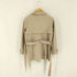 ザラ ZARA フェイクスウェード ハーフ トレンチ コート レディース import:S