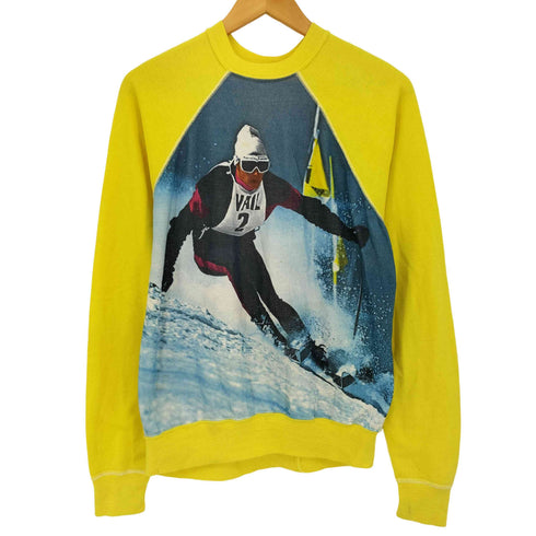 60S SKI PICTURE SWEAT SHIRT スキー フォトプリント スウェット ヴィンスエ メンズ