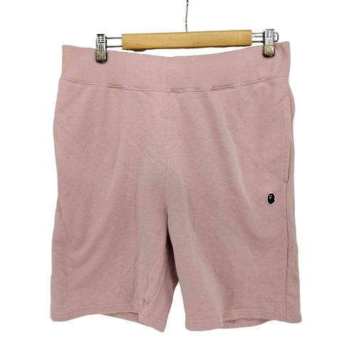 アベイシングエイプ A BATHING APE 25SS ONE POINT SWEAT SHORTS エイプヘッド ワンポイント スウェット ハーフ パンツ メンズ JPN:XL