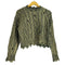 ザラ ZARA KOKILNUSXA TRIKOTAJ METALLIK SVITER レディース