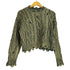 ザラ ZARA KOKILNUSXA TRIKOTAJ METALLIK SVITER レディース