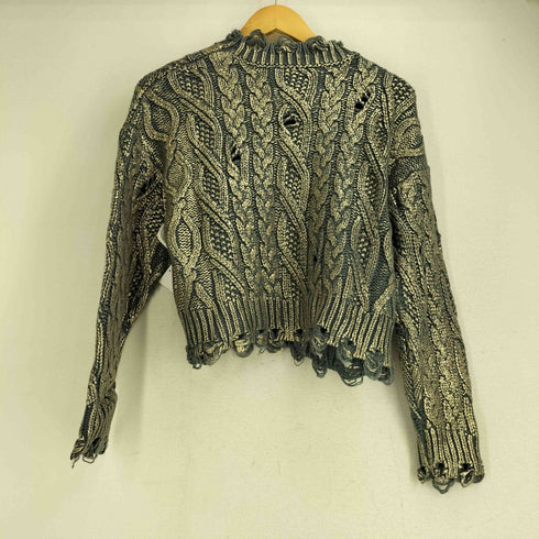 ザラ ZARA KOKILNUSXA TRIKOTAJ METALLIK SVITER レディース