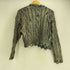 ザラ ZARA KOKILNUSXA TRIKOTAJ METALLIK SVITER レディース