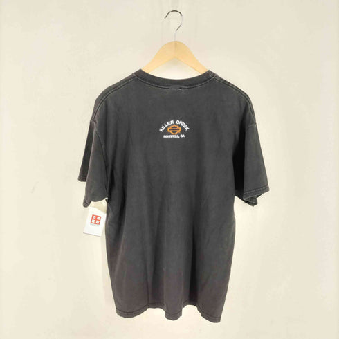 ハーレーダビッドソン HARLEY-DAVIDSON 00s メキシコ製 プリント 刺繍 Tシャツ メンズ import:L