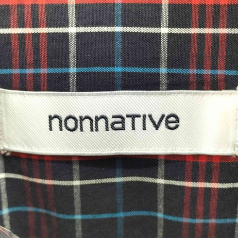 ノンネイティブ nonnative GARDENER LONG SHIRT COTTON TWILL TARTAN PLAID メンズ 1
