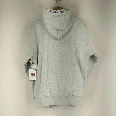 ザブラックアイパッチ THE BLACK EYE PATCH CONTACT INFO HOODIE ASH メンズ M