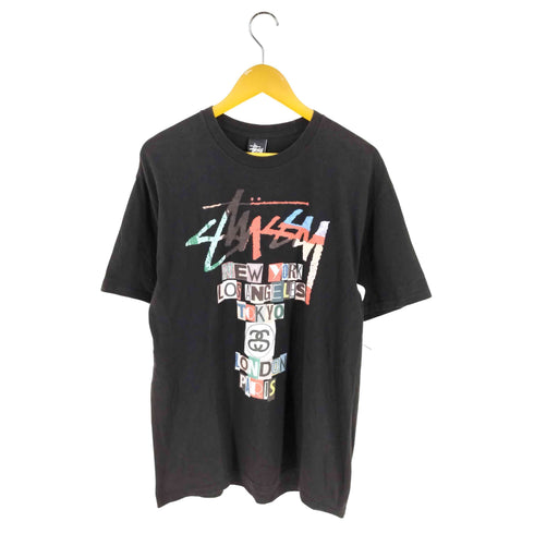 ステューシー Stussy World Tour Tee ワールドツアー ロゴ Tシャツ メンズ import:L