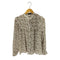 ザラ ZARA プリントプルメティスブラウス レディース import:S