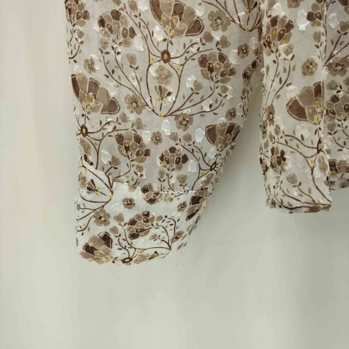 ザラ ZARA プリントプルメティスブラウス レディース import:S