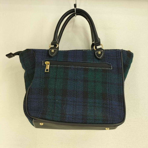 ハリスツイード Harris Tweed ウール ブラックウォッチ ハンドバッグ レディース