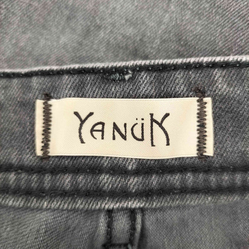 ヤヌーク YANUK スリムテーパードデニムパンツ レディース 24