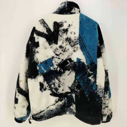 ザラ ZARA マーブル柄 ボア フリースジャケット メンズ import:XL