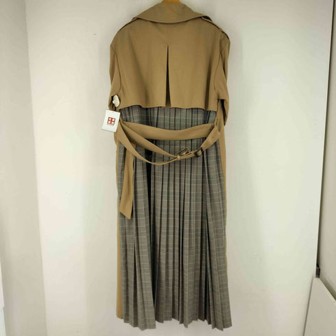 オゾック OZOC バックプリーツトレンチコート レディース  38