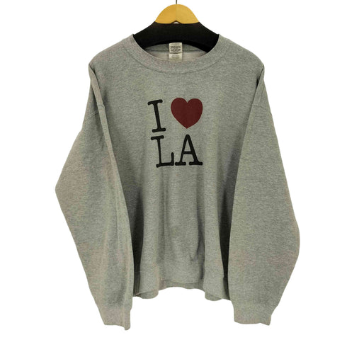 ギルダン GILDAN I LOVE LA プリントスウェットプルオーバー レディース JPN:L