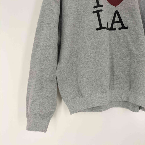 ギルダン GILDAN I LOVE LA プリントスウェットプルオーバー レディース JPN:L
