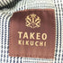 タケオキクチ TAKEO KIKUCHI グレンチェック ステッチデザイン スタンドカラージャケット メンズ