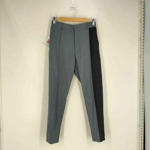 カンビオ CAMBIO チェック切替 テーラードジャケット&センタープレスパンツ セットアップ メンズ JPN:M