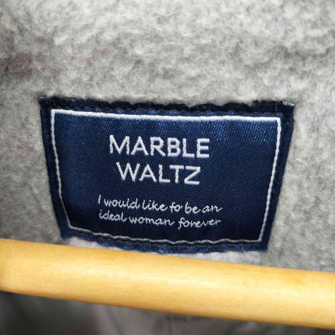 マーブルワルツ MARBLE WALTZ モッサ ダブルフェイスフードファー使いショートコート レディース JPN:M