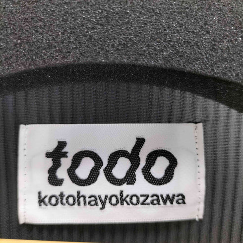 トゥードゥーコトハヨコザワ todo kotoha yokozawa ショートスリーブハイネックドレス レディース