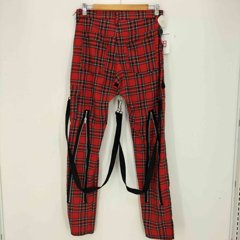 Phaze Clothing Y2K 英国製 タータンチェック ボンテージパンツ メンズ 32