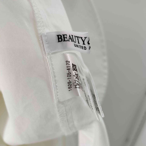 ビューティーアンドユースユナイテッドアローズ BEAUTY & YOUTH UNITED ARROWS コットン マキシ シャツワンピース/ホワイト -ウォッシャブル- レディース FREE