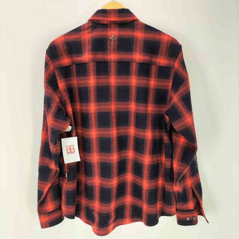 NOT4NERD 24AW UNISEX NOT4NERDチェック Flannnel シャツ メンズ import:L