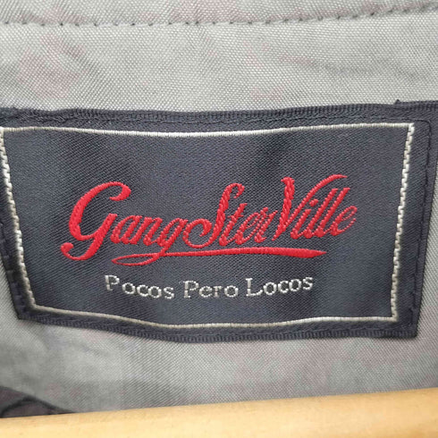 ギャングスタビル GANGSTERVILLE NO MASTER - DERBY JACKET レーヨン ダービージャケット メンズ JPN:L