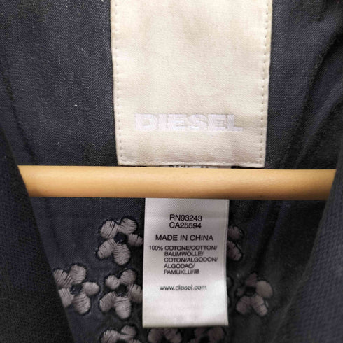 ディーゼル DIESEL ロゴパッチ ジップアップ 変形ジャケット Y2K レディース import:M