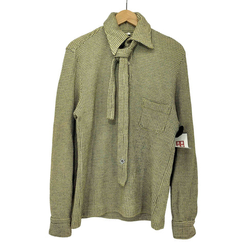 クリストフルメール CHRISTOPHE LEMAIRE 90S 初期タグ カシミヤ混 ロングスリーブポロニット メンズ JPN:2